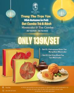 Thưởng thức set trà bánh ngày Trung Thu tại Sea Soul Nha Trang Hotel